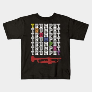 Colorful Trumpet Kids T-Shirt